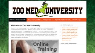 
                            12. Zoo Med Training