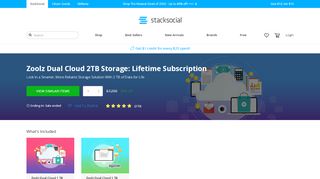 
                            6. Zoolz Dual Cloud 2TB Storage: Lifetime Subscription | ...