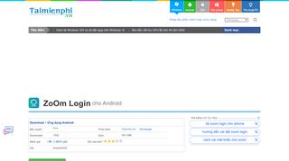 
                            5. ZoOm Login cho Android, iPhone - Mở khóa smartphone bằng nhận ...