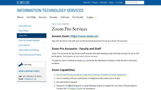 
                            9. Zoom Pro Services - UC Santa Cruz