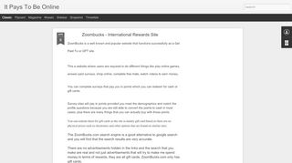 
                            6. Zoombucks - International Rewards Site | It Pays To Be ...