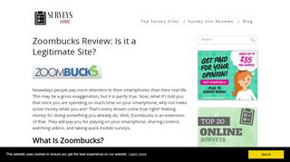 
                            7. Zoombucks Review: Is it a Legitimate Site? - SurveysWonk