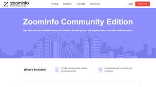 
                            5. ZoomInfo Community Edition | Free Company Contact Information