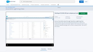 
                            13. ZoomInfo Lightning Data - ZoomInfo - AppExchange