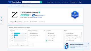 
                            11. ZoomInfo Reviews & Ratings | TrustRadius