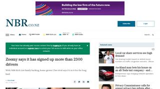 
                            8. Zoomy says it has signed up more than 2300 drivers | The National ...