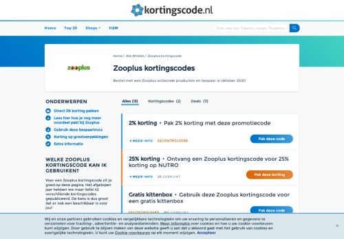
                            5. Zooplus kortingscode - 50% + €5 korting in februari 2019
