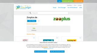 
                            11. Zooplus.de | Shop Info | Schulengel.de