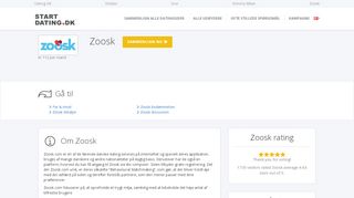 
                            5. ? ZOOSK™ den bedste datingside? → Rabatter & Anmeldelser