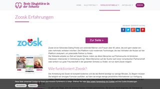 
                            11. Zoosk Erfahrungen und Bewertung | Beste Singleböerse