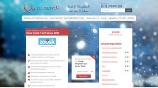 
                            3. Zoosk im Test 2019 - Abzocke oder echte Dates? - ZU-ZWEIT.ch