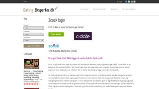 
                            7. Zoosk login | Dating-Eksperter.dk