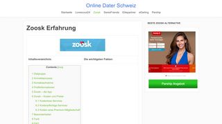 
                            4. Zoosk - Online Dater Online Dating in der Schweiz