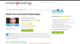 
                            8. Zoosk - Zeitverschwendung oder Empfehlung? - Dating-Kompass.ch