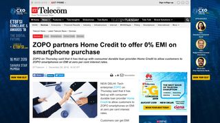 
                            8. Zopo: ZOPO partners Home Credit to offer 0% EMI on smartphone ...