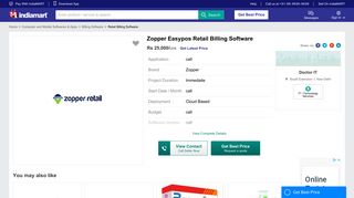 
                            8. Zopper Easypos Retail Billing Software - IndiaMART