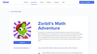 
                            5. Zorbit's Math Adventure - Clever application gallery | Clever