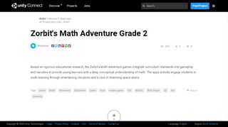 
                            10. Zorbit's Math Adventure Grade 2 - Unity Connect