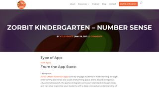 
                            7. Zorbit's Math Adventure - Kindergarten Number Sense for iPad and iOS