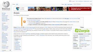 
                            6. Zorpia - Wikipedia
