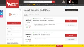
                            2. Zostel Coupons & Offers, February 2019 Promo Codes - CouponDunia