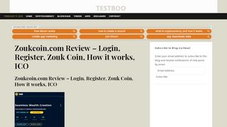 
                            1. Zoukcoin.com Review - Login, Register, Zouk Coin, How it ...