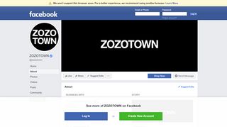 
                            7. ZOZOTOWN - Facebook