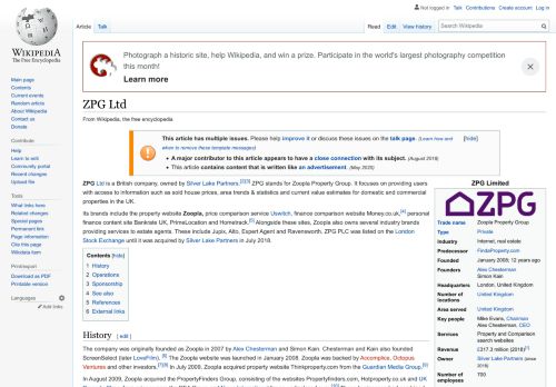 
                            12. ZPG Ltd - Wikipedia