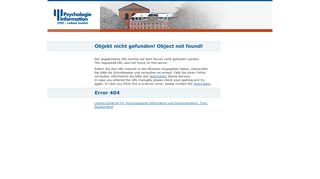 
                            9. ZPID Testotheken und Testbibliotheken - FernUniversität Hagen