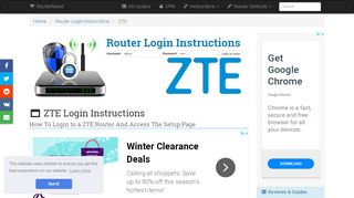 
                            8. ZTE Login: How to Access the Router Settings | RouterReset