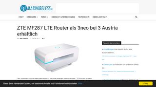 
                            11. ZTE MF287 LTE Router als 3neo bei 3 Austria erhältlich | maxwireless ...