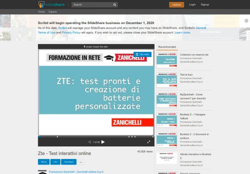 
                            10. Zte - Test interattivi online - SlideShare