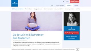 
                            3. Zu Besuch im ElitePartner-Kundenservice