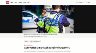 
                            10. Zu viel Schnee - Autoverlad am Lötschberg bleibt gestört - News - SRF
