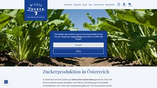 
                            9. Zuckerproduktion in Österreich | Wiener Zucker