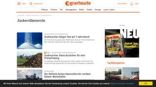 
                            10. Zuckerrübenernte – aktuelle News und Informationen | agrarheute.com