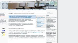 
                            11. Zugang auf die elektronischen Ressourcen der UB Stuttgart | IZUS ...