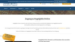 
                            12. Zugang Hagelgilde-Online – Hagelversicherung für ...