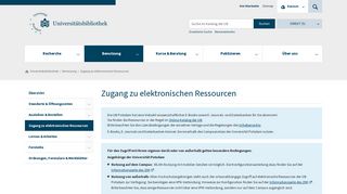 
                            5. Zugang zu elektronischen Ressourcen - Benutzung ... - (UB) Potsdam