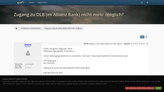 
                            6. Zugang zu OLB (ex Allianz Bank) nicht mehr möglich? • www ...