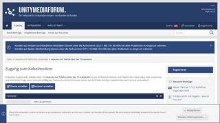 
                            7. Zugang zum Kabelmodem - Inoffizielles Unitymedia-Forum