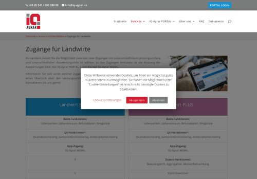 
                            10. Zugänge für Landwirte - IQ-Agrar