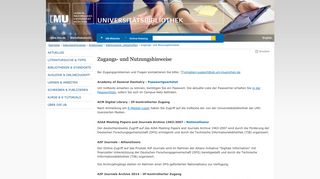 
                            7. Zugangs- und Nutzungshinweise - Universitätsbibliothek der LMU ...