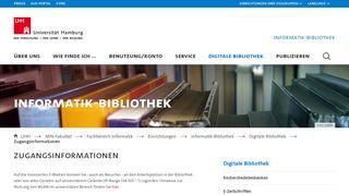 
                            4. Zugangsinformationen : Digitale Bibliothek : Universität Hamburg