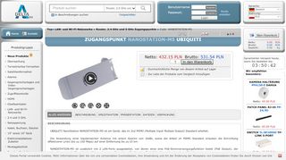 
                            6. ZUGANGSPUNKT NANOSTATION-M5 UBIQUITI - Router, 2.4 GHz ...