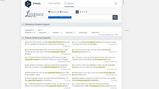 
                            12. zugesandten Passwort - Englisch-Übersetzung – Linguee Wörterbuch