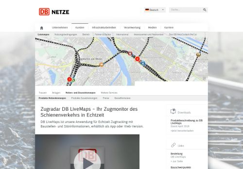 
                            2. Zugradar DB LiveMaps – Ihr Zugmonitor des Schienenverkehrs in ...