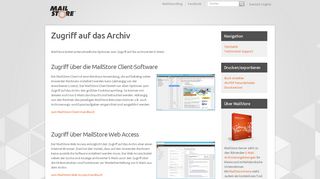 
                            4. Zugriff auf das Archiv – MailStore Server Hilfe