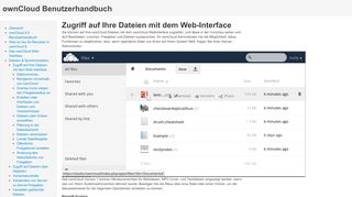 
                            5. Zugriff auf Ihre Dateien mit dem Web-Interface — ownCloud ...