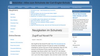 
                            9. Zugriff auf Novell Filr - Carl-Engler-Schule